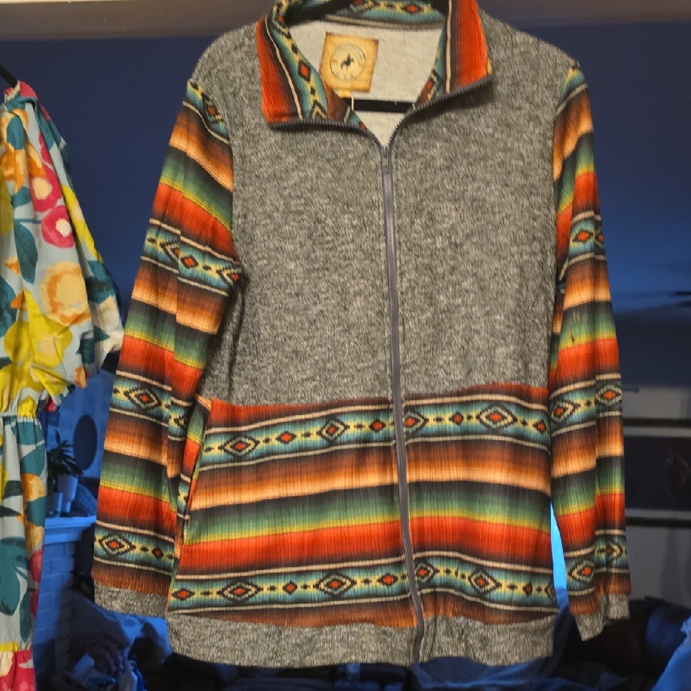 Colorful Patterned Women's Jacket